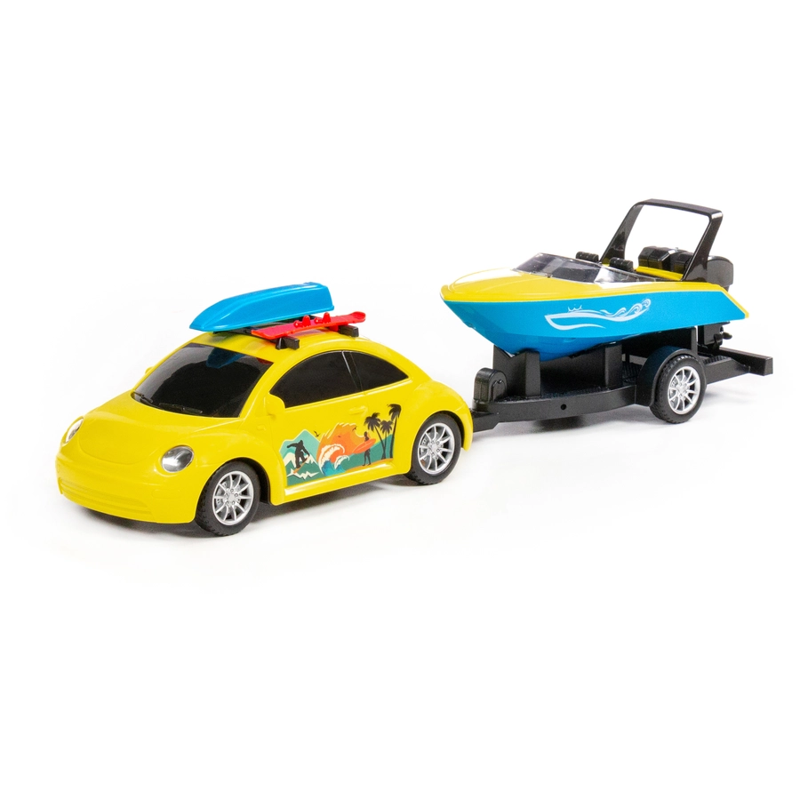 POLESIE® PKW Tour mit Speedboot, Tray