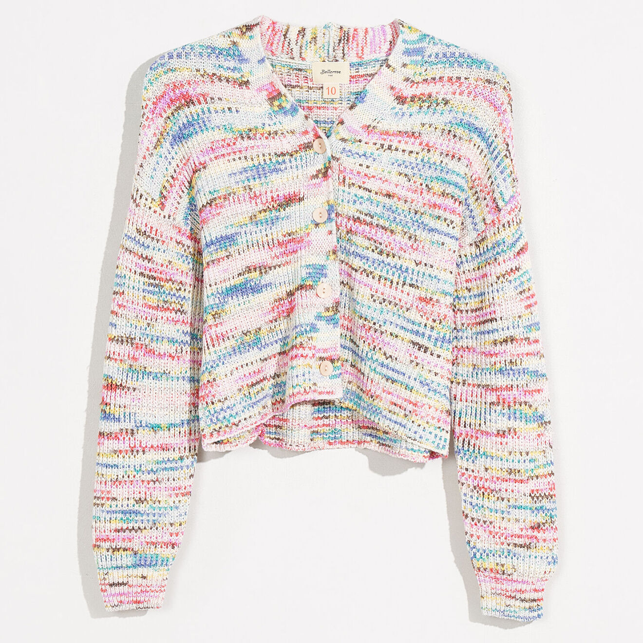 Bellerose Cardigan Getafe tricoté multicolore