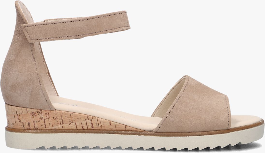beige gabor sandalen met hak 780.2