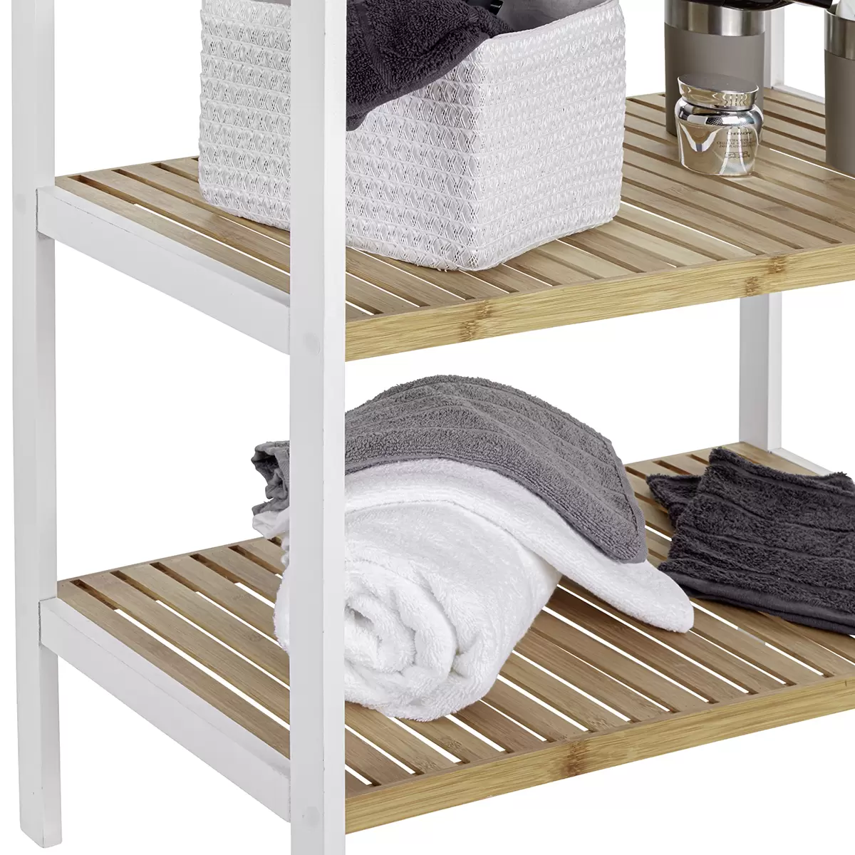 Regal Bambu hellbraun,weiss