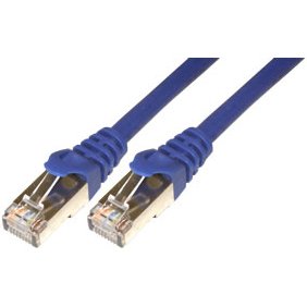 MCL Cable RJ45 Cat6 0.5m Blue câble de réseau Bleu 0,5 m F/UTP (FTP)