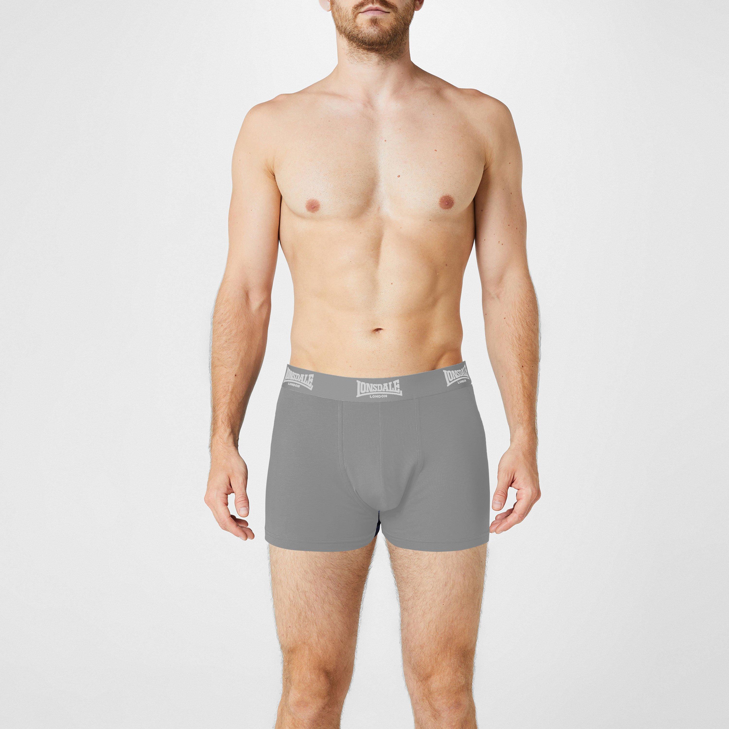 Lonsdale 2 Pack Trunk Mens