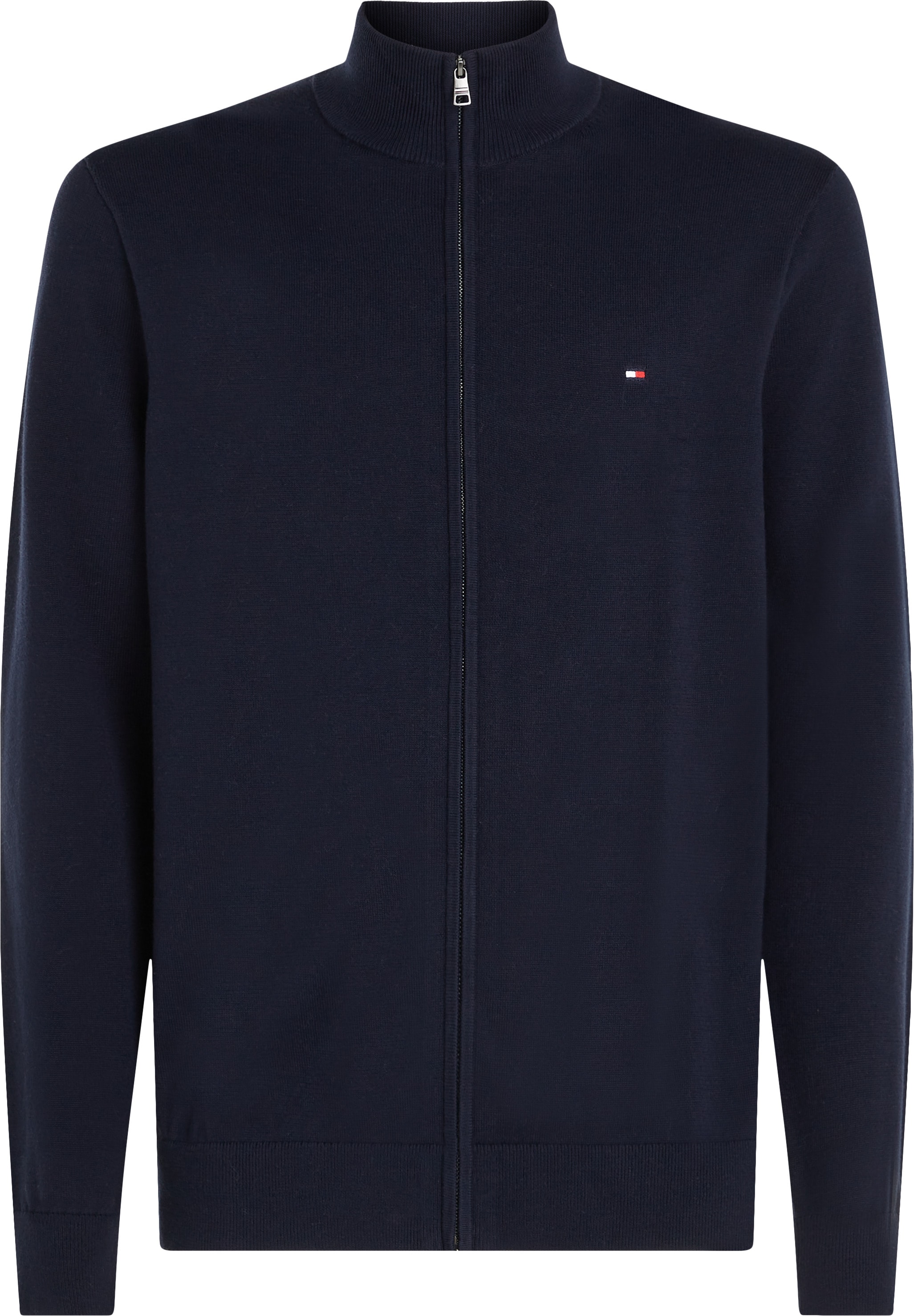 Tommy Hilfiger Big & Tall Strickjacke »BT-ESSENTIAL COTTON ZIP THRU-B«, Grossen Grössen