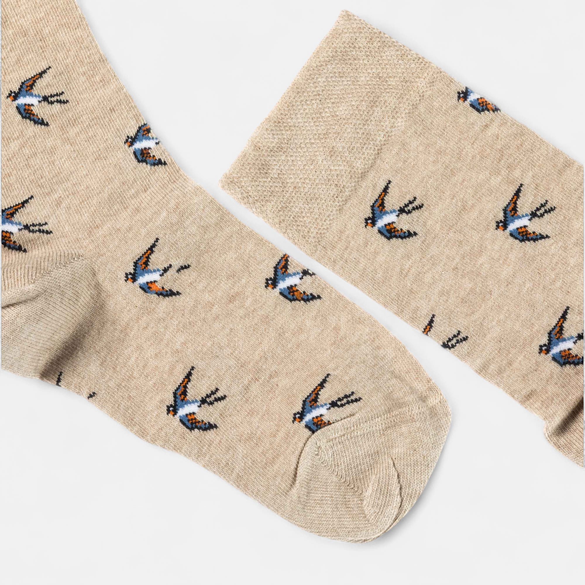 Chaussettes Femme beige