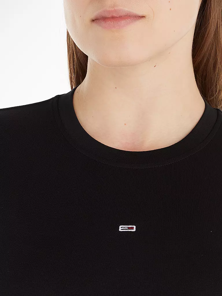 TOMMY JEANS Jerseykleid schwarz