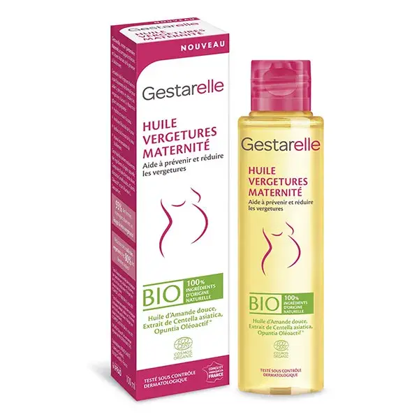 Óleo Gestarelle Orgânico para Estrias na Maternidade 100ml