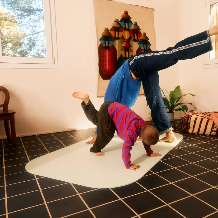Stapelstein® - Yoga- & Spielmatte, hellblau