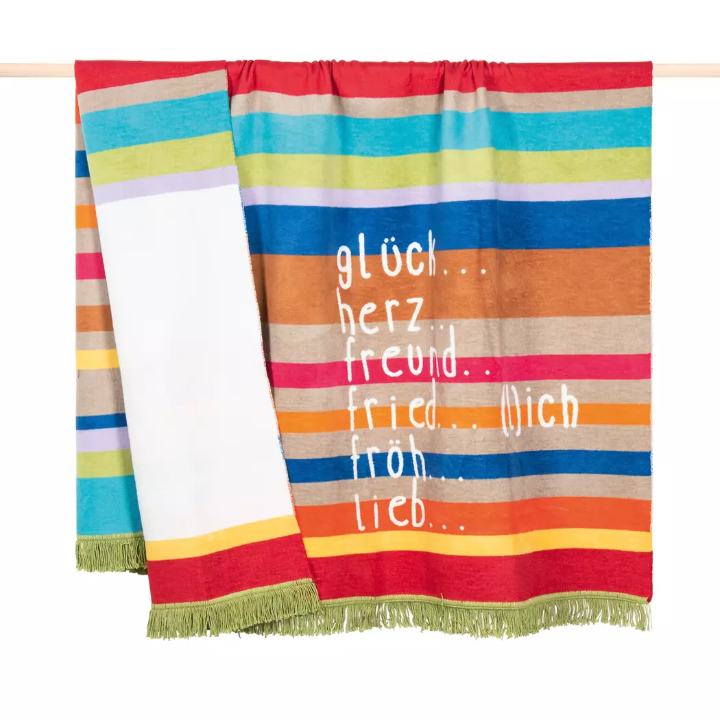 Kuscheldecke Letters 150 x 200 cm