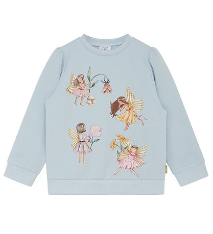 Hust and Claire Sweatshirt - HCSaria - Blåe Flax
