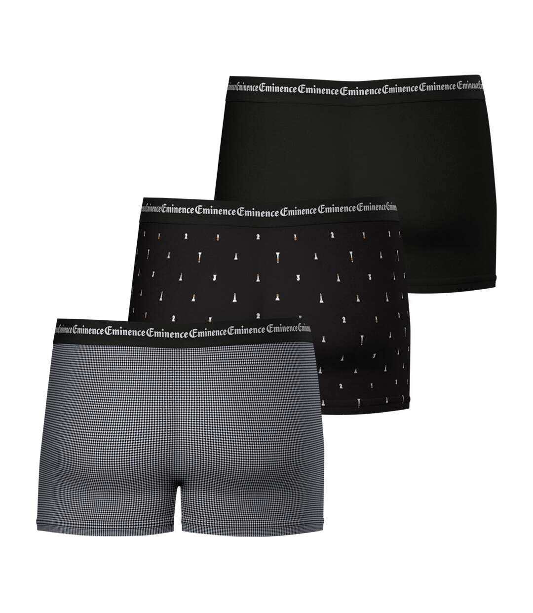 Lot de 3 boxers homme Business Print
