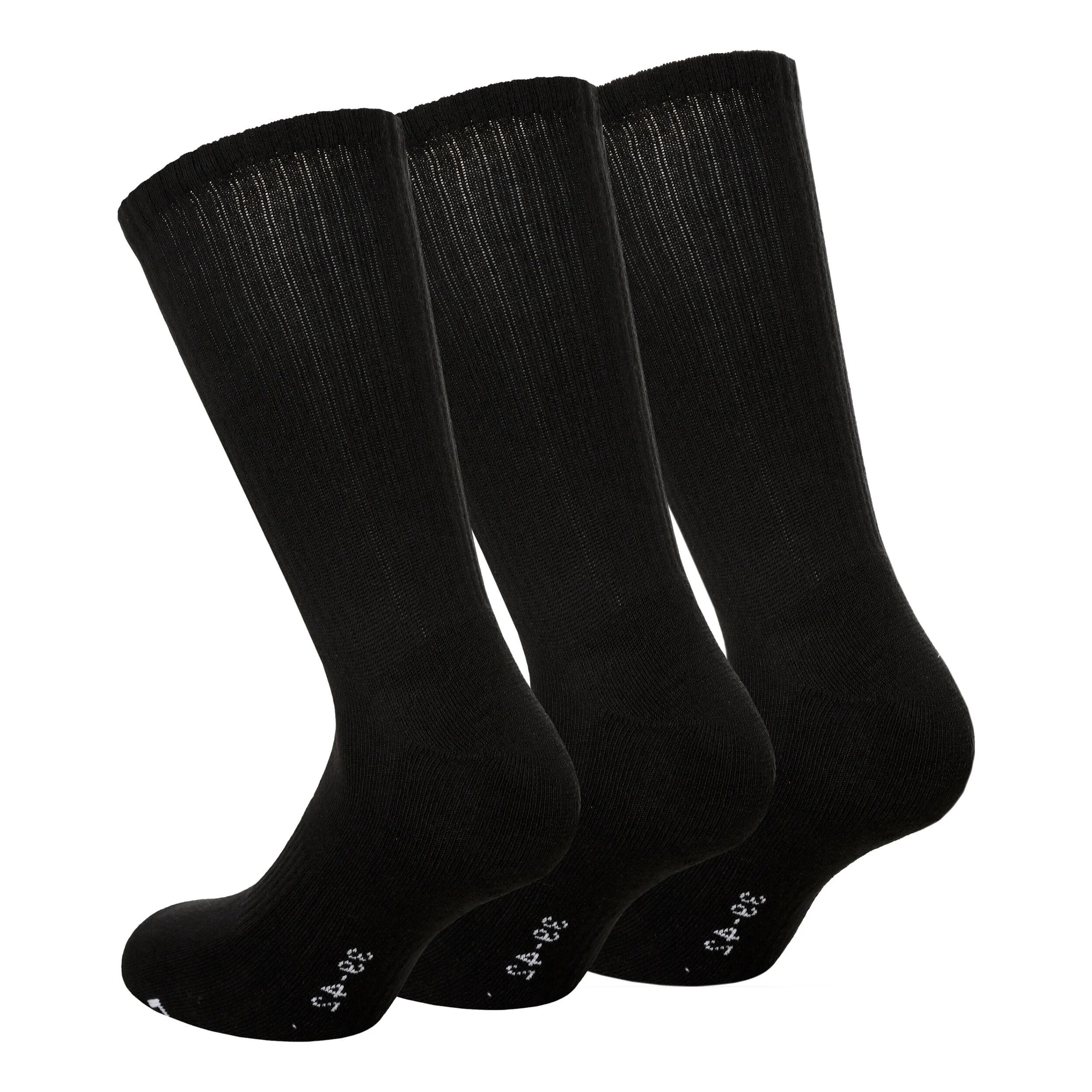 NEO Long Chaussettes De Sport Pack De 3 - Noir