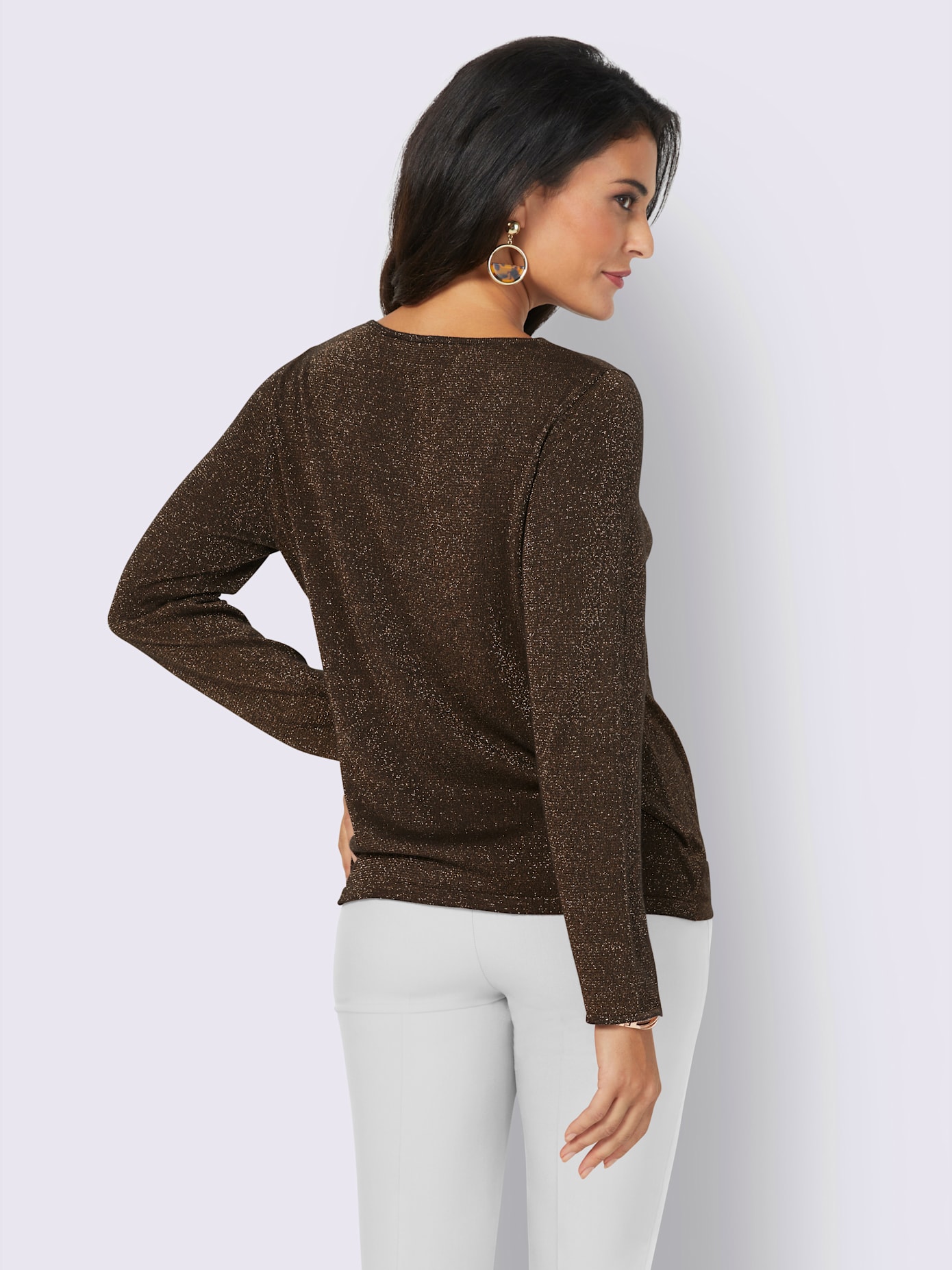 Pull fils métallisés
