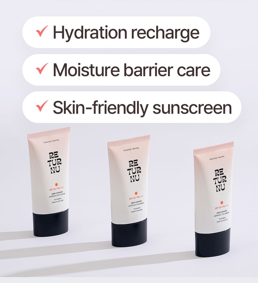 RETURNU - Deep Comfort Ampoule Zonnebrandcrème