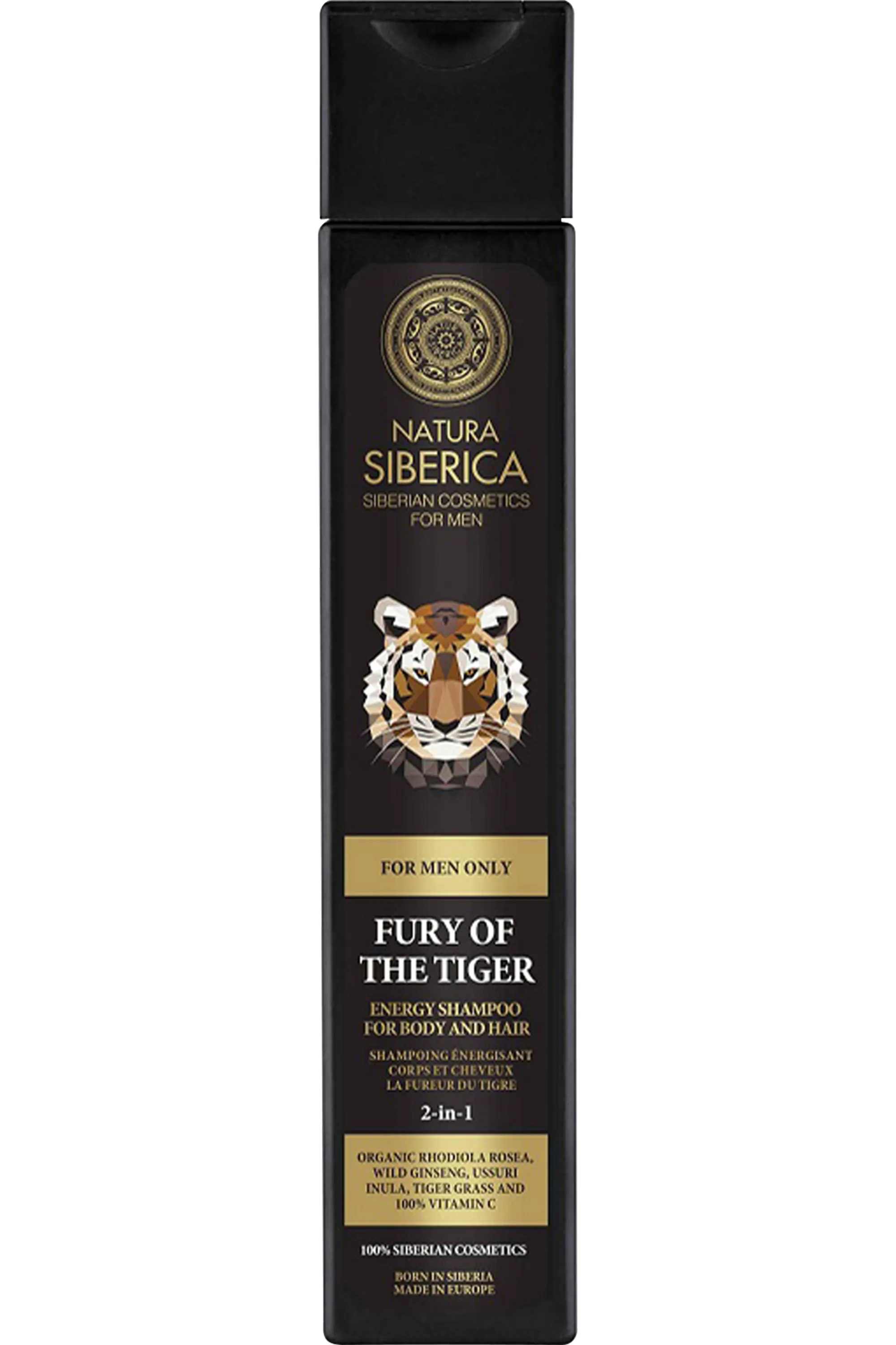 Natura Siberica La Fureur du Tigre Shampoing Energisant 2 en 1-250 ml