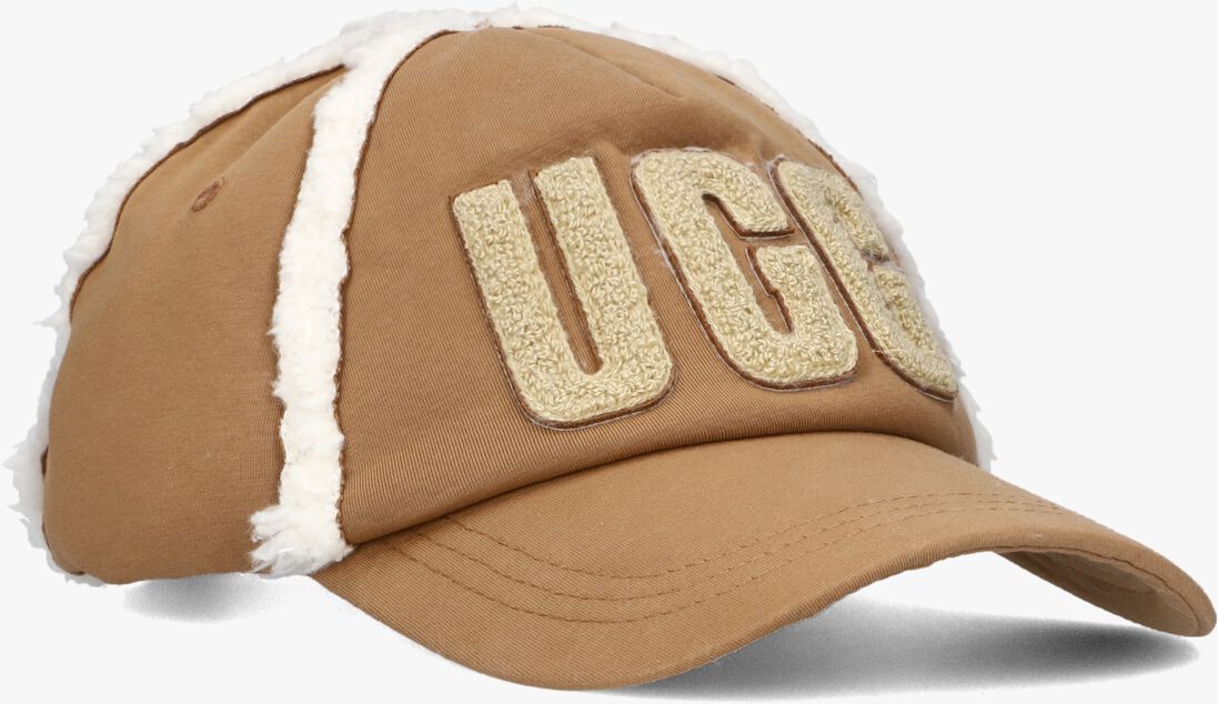 UGG cognac ugg pet bondfed fleece baseball cap