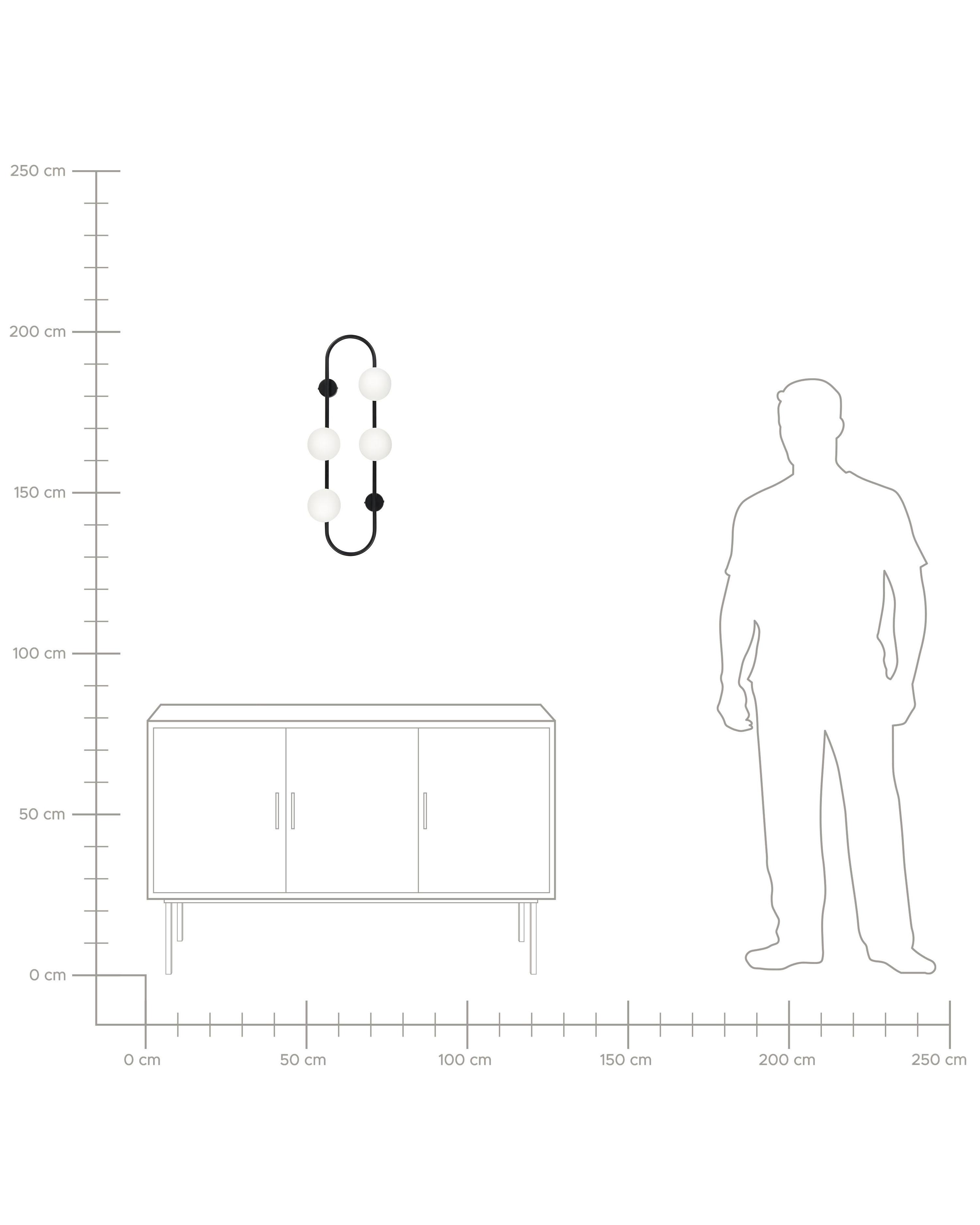 Wandlamp YANGO Metaal Zwart