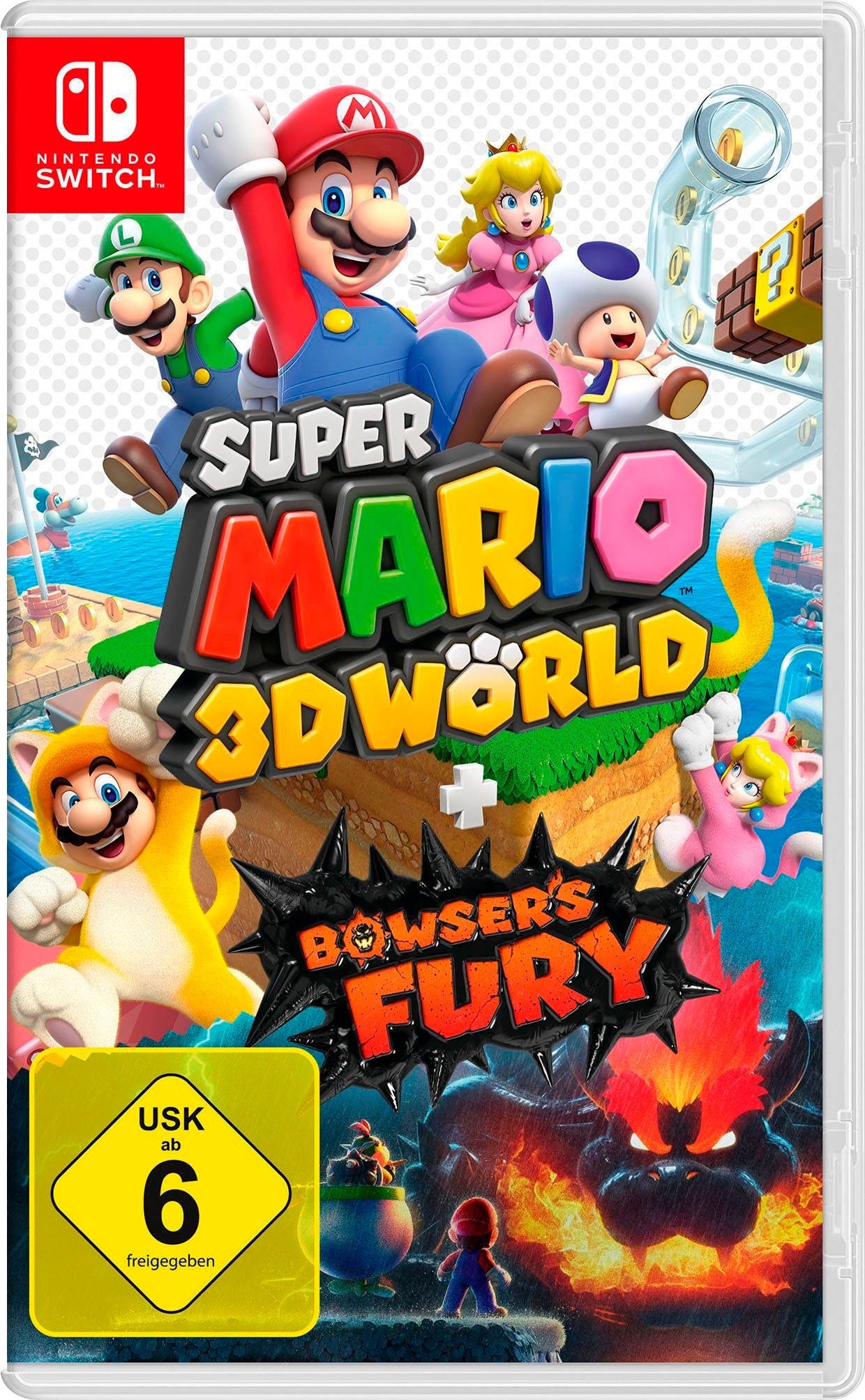 Nintendo Switch Konsolen-Set »Lite« 32 GB inkl. Mario 3D World + Bowser's Fury