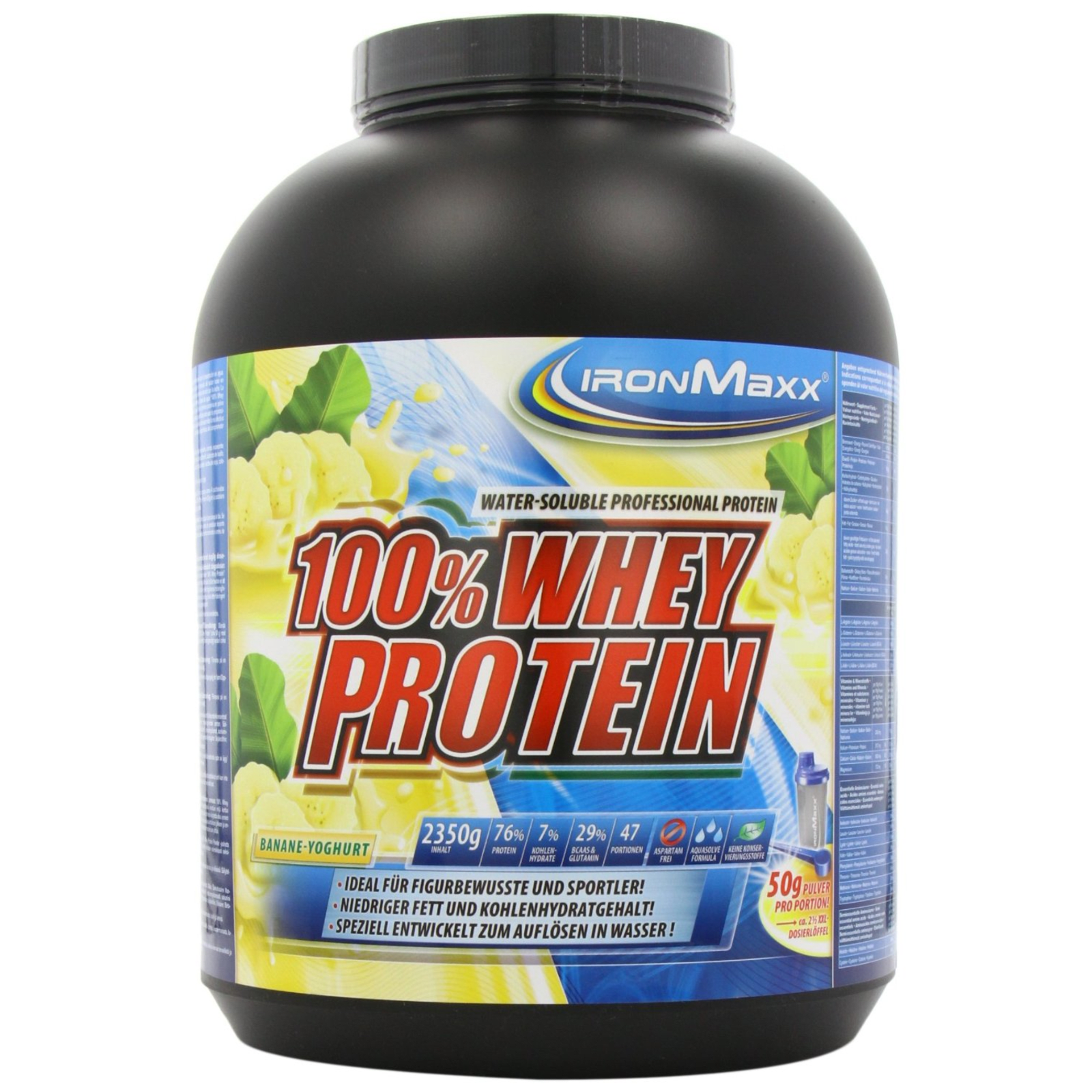 100% Whey Protein - 2350g - Banane-Joghurt