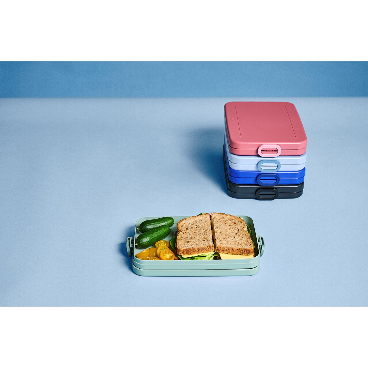 Mepal Take a Break Lunchbox Flat vivid blue