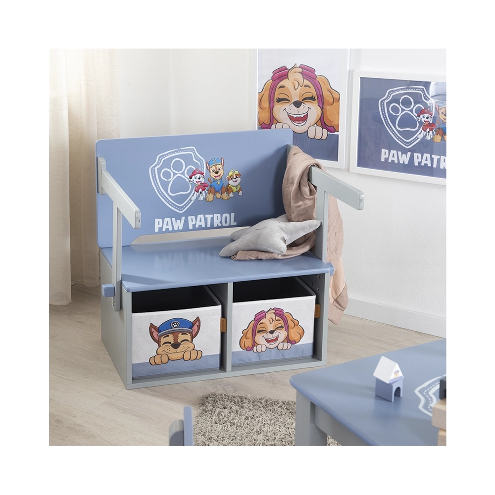 roba Klappbare Sitzbank mit Aufbewahrungsbox Paw Patrol