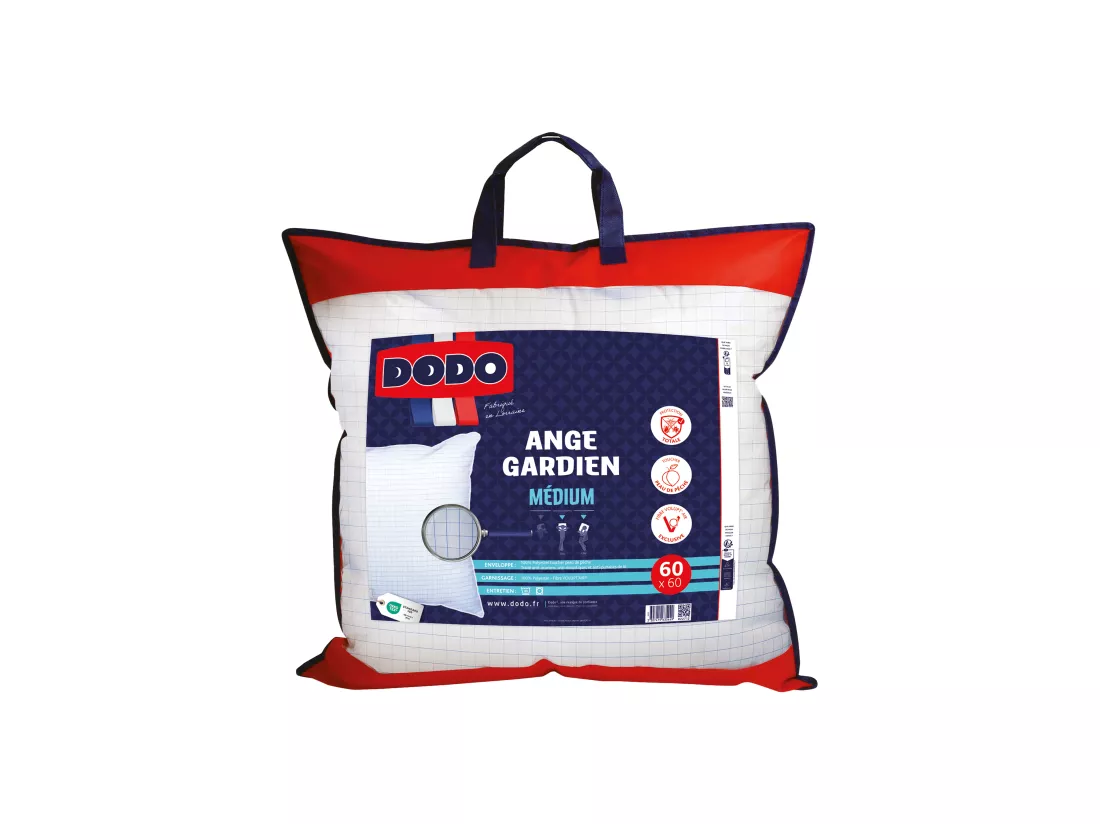 Pack DODO couette 140 x 200 cm + 1 oreiller 60 x 60 cm - Protection Totale anti acariens - ANGE GARDIEN
