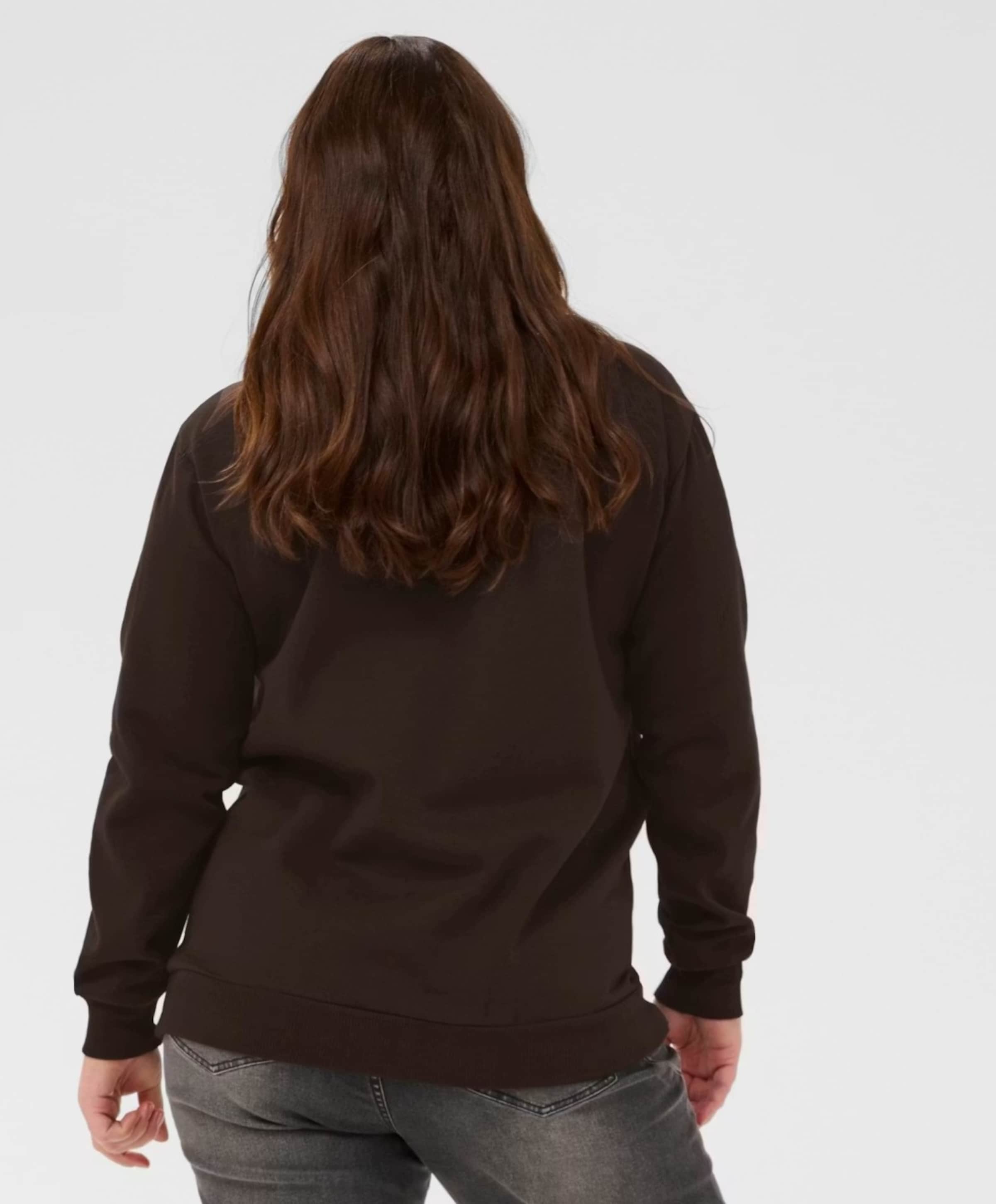 KAFFE Curve Dames sweater bruin