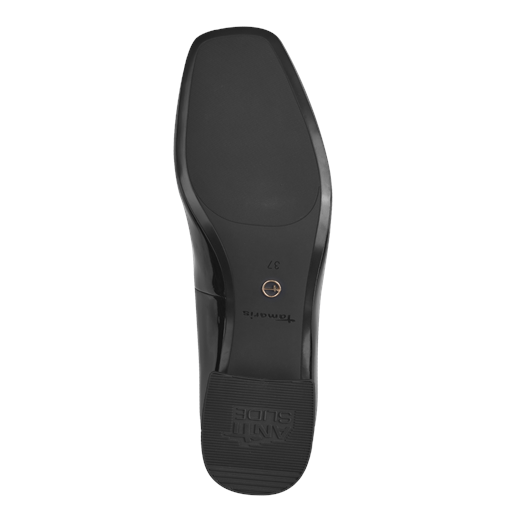 Tamaris Patent Pumps, Black, 37
