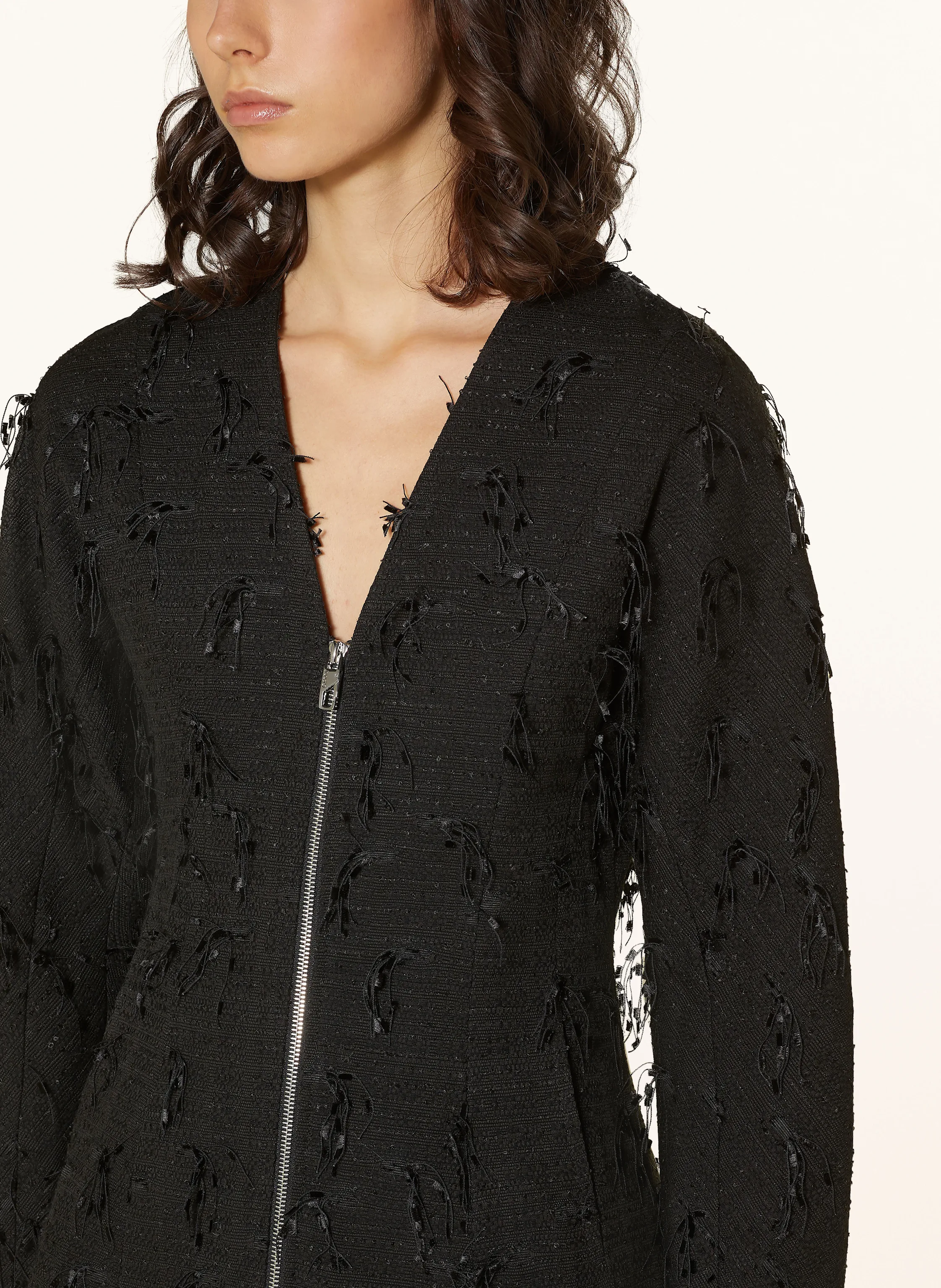 GANNI Tweed-Blazer