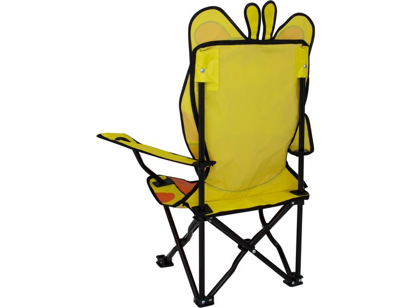 Eurotrail Campingstuhl Ardeche Giraffe Gelb/Orange Stuhl mit fröhlichen Tierdesigns