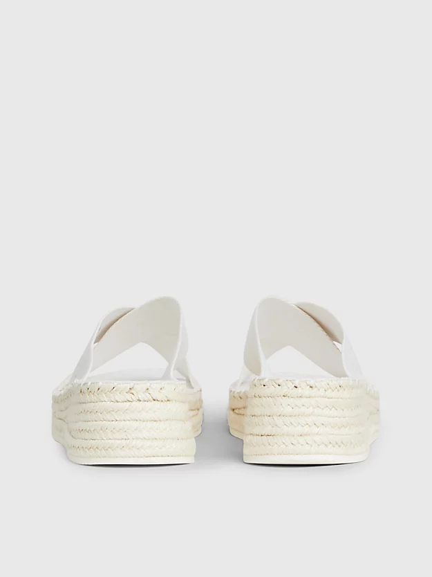 Sandálias espadrille com plataforma