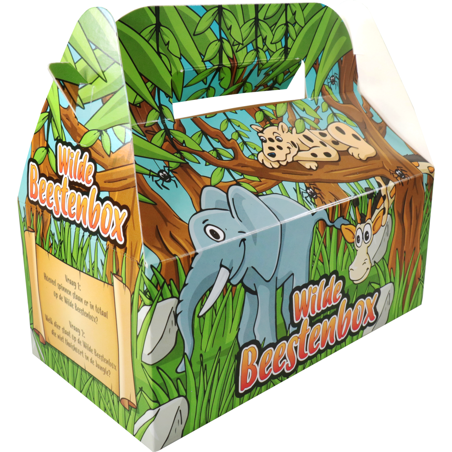 Kidsbox, Wilde beesten, karton, 225x120x95mm,