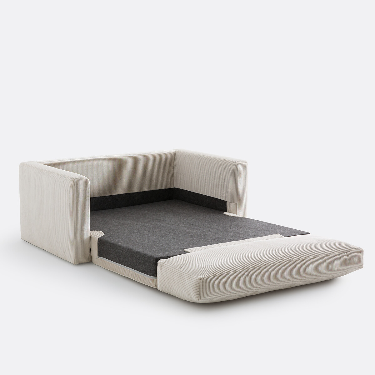 LA REDOUTE INTERIEURS<br>Sofá cama 2 lugares ribfluweel Hani