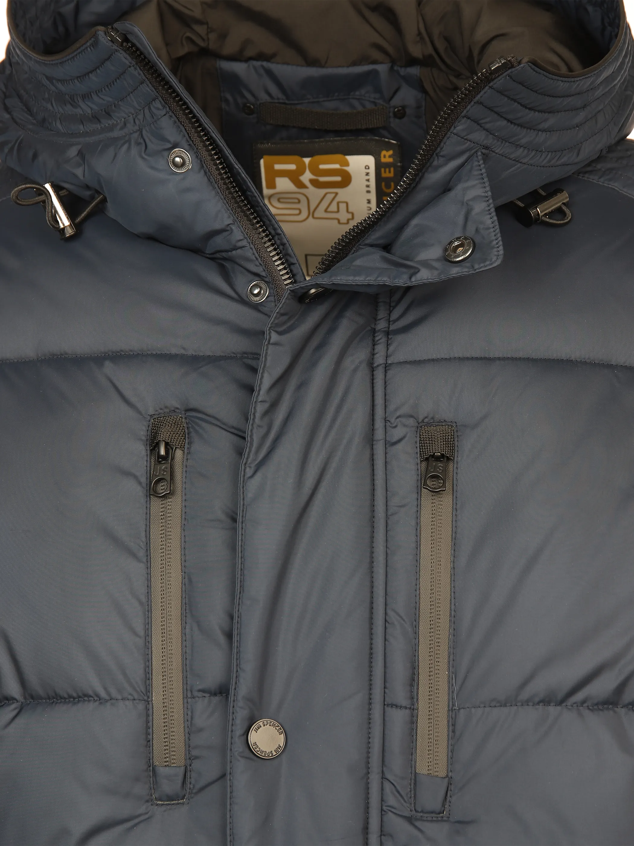 Herren Steppjacke mit Kapuze