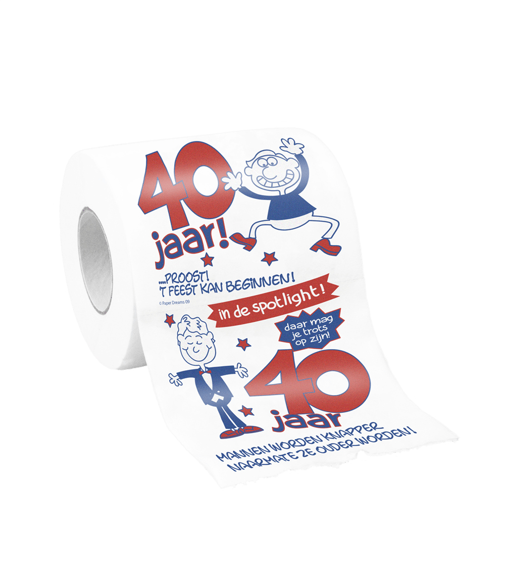 Toiletpapier 40 Jaar Man