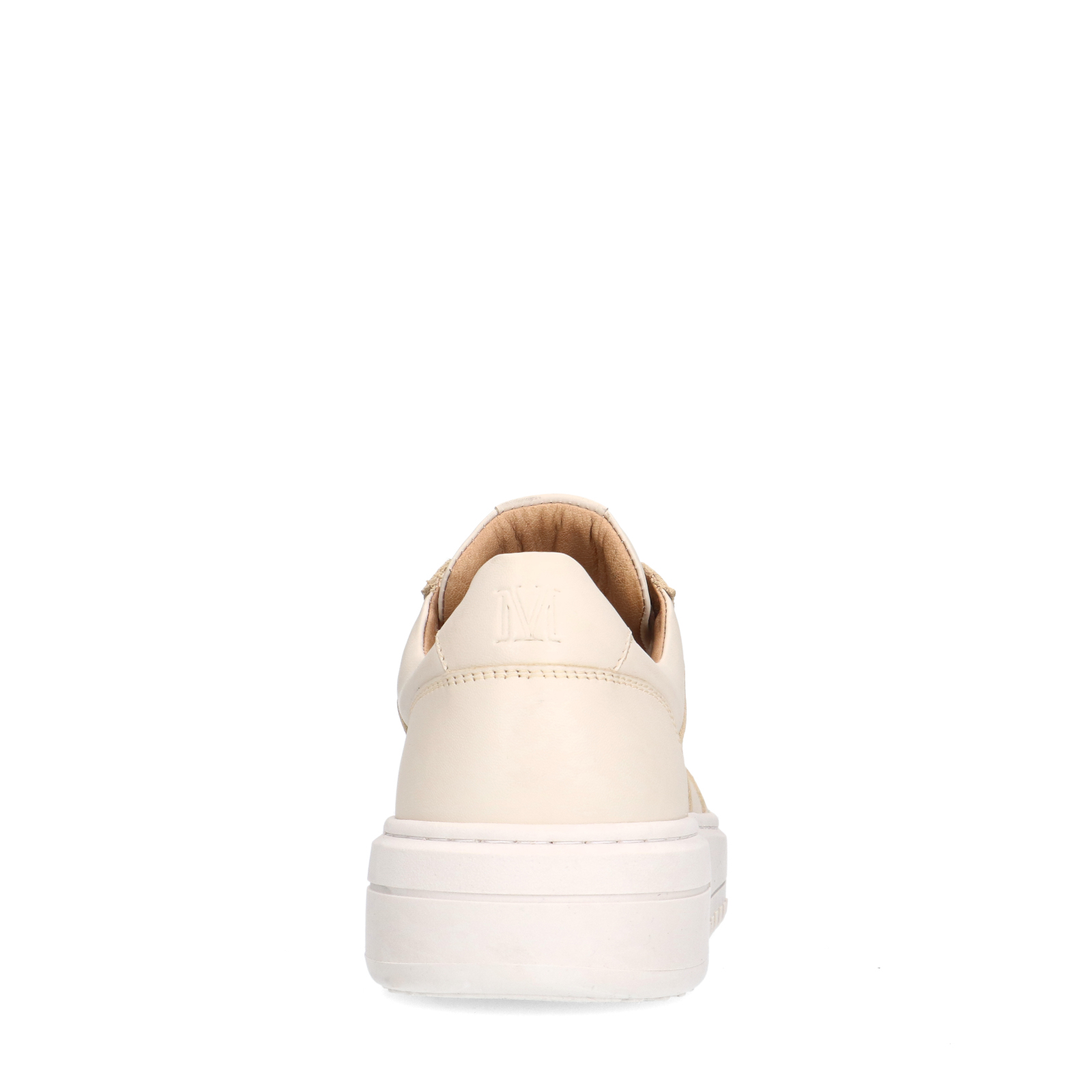 Beige leren sneakers