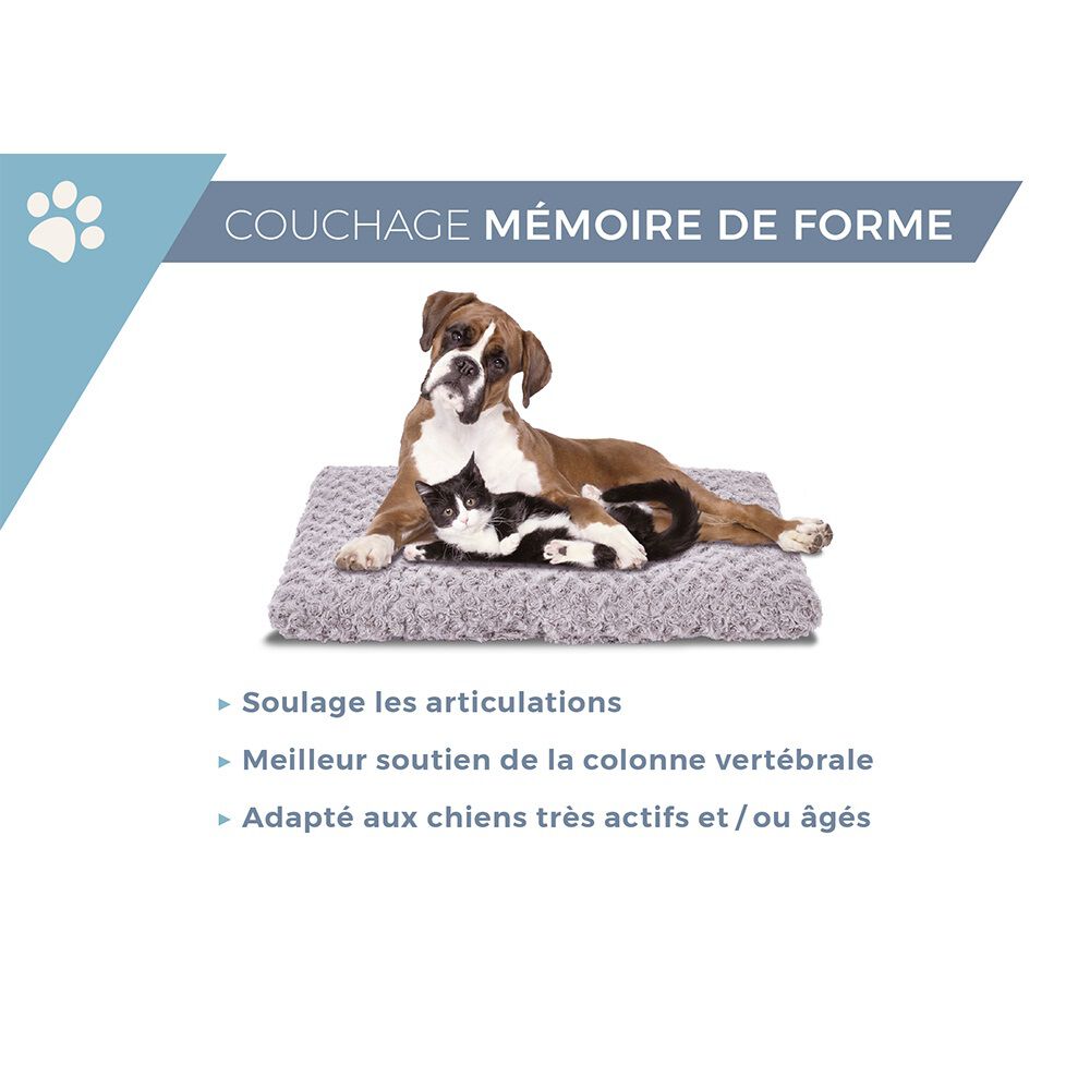 Matelas pour chien à mémoire de forme 74x46 cm