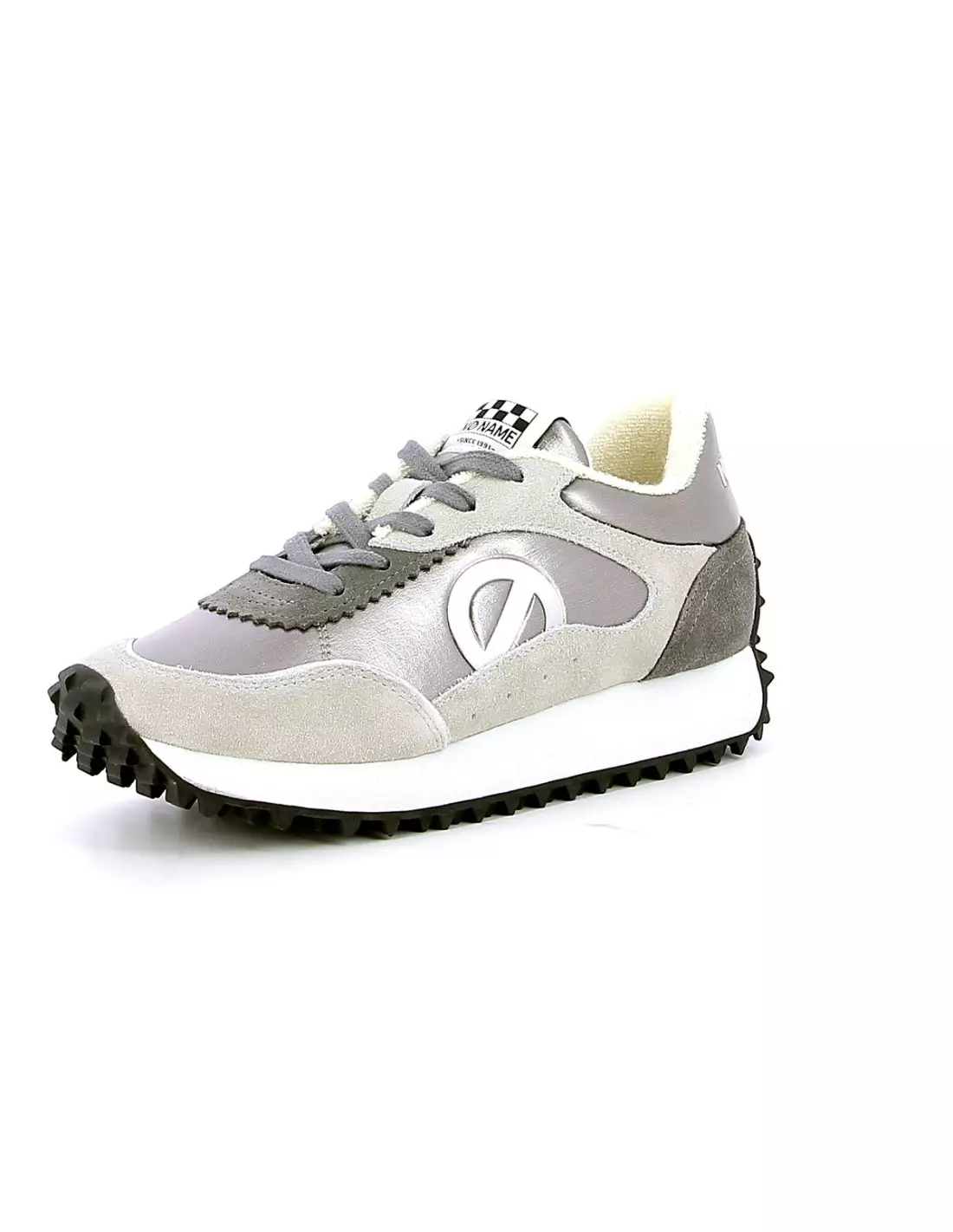 NO NAME PUNKY JOGGER - Baskets Carbonelightgrey