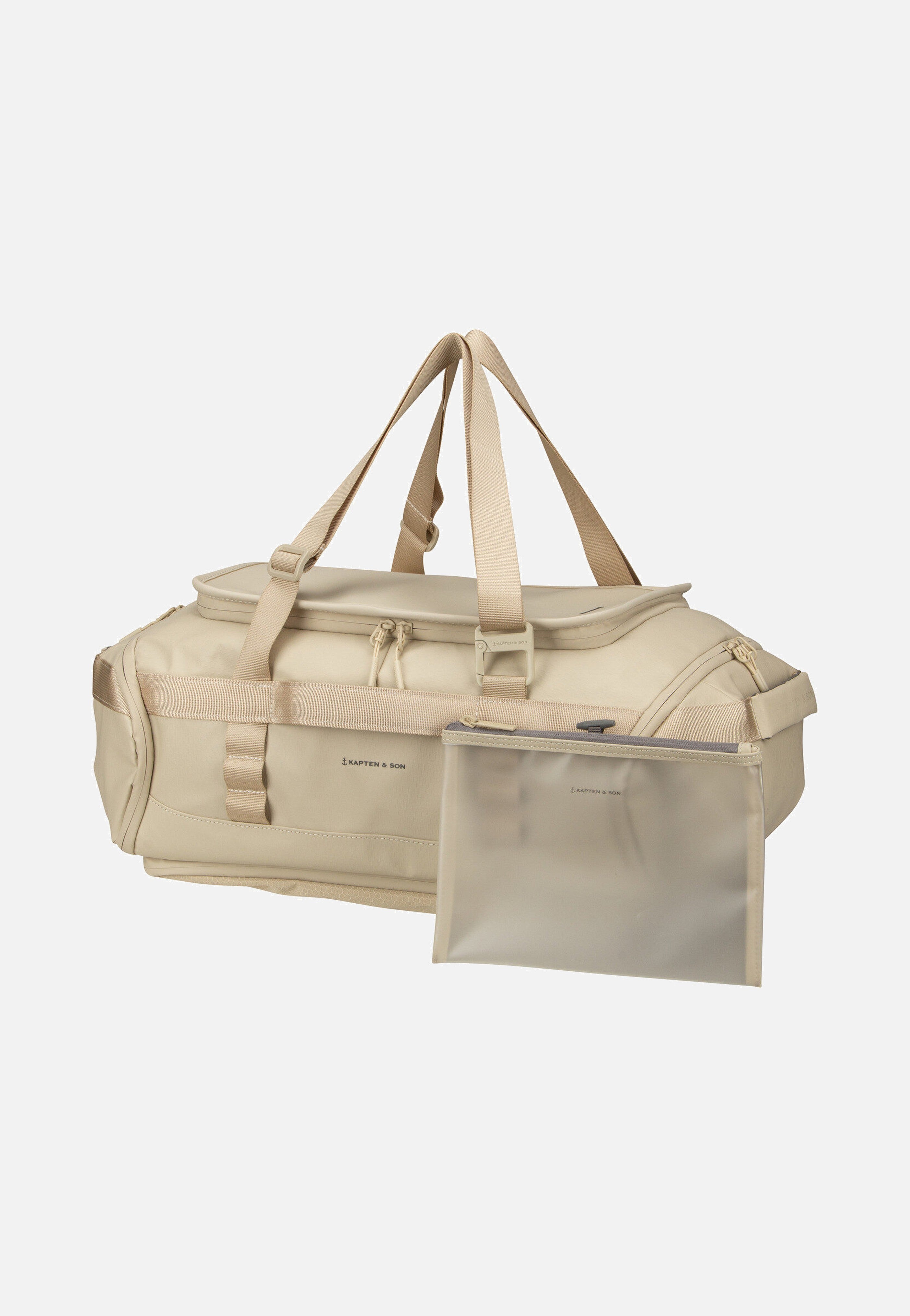 Lisbon Duffle Backpack S Sandstone - Rucksack