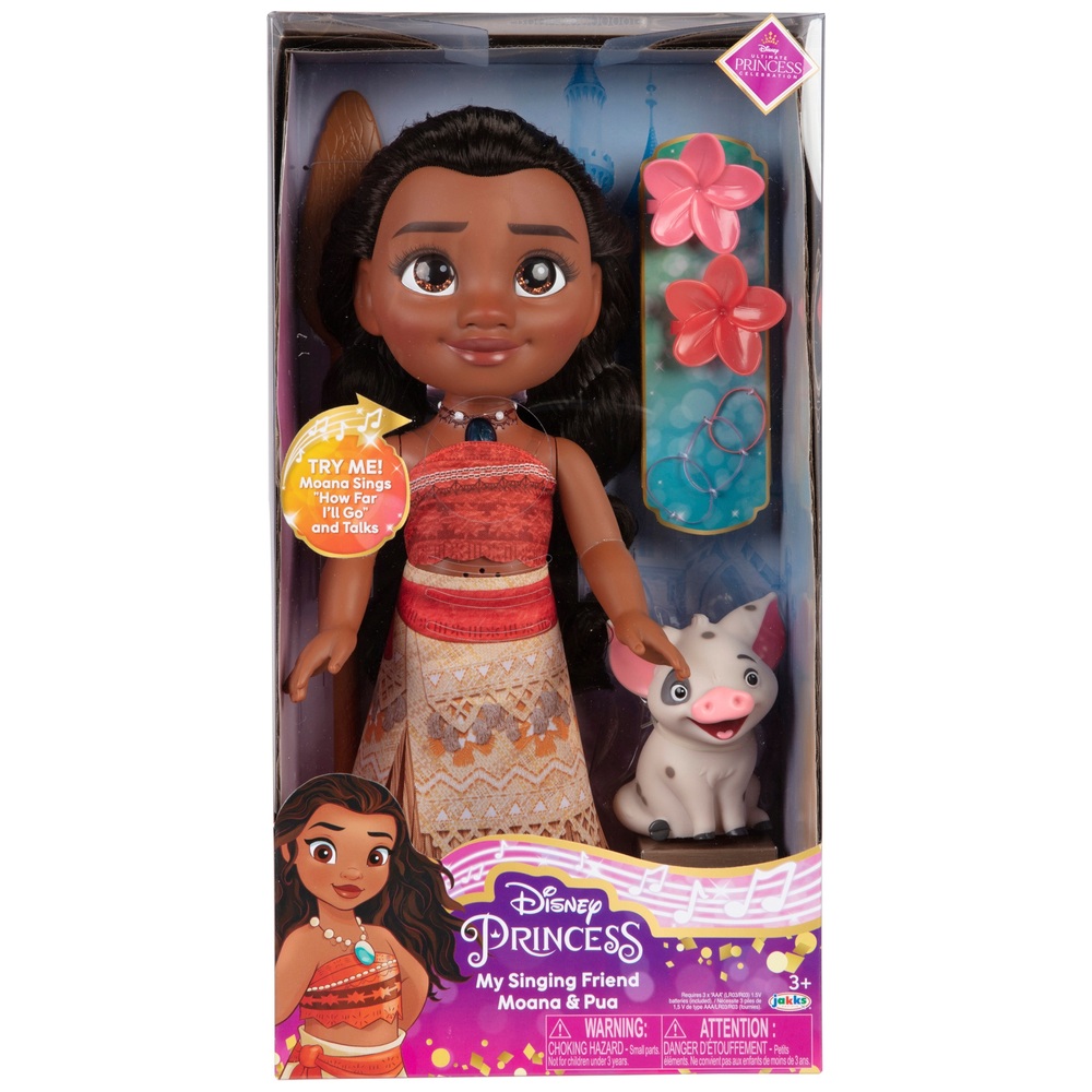 Prinzessin Vaiana singende Kleinkindpuppe, 35,5 cm