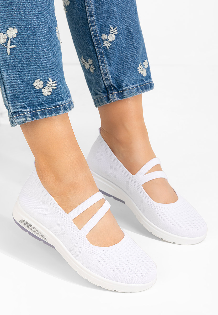 Chaussures casual femme blancs Madelyn