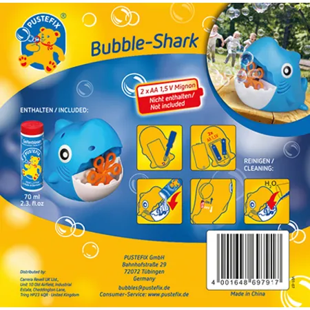 PUSTEFIX Bubble Shark