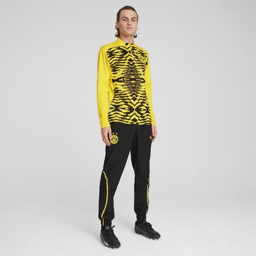 Puma Haut d'avant-match à 1/4 zip Borussia Dortmund Homme