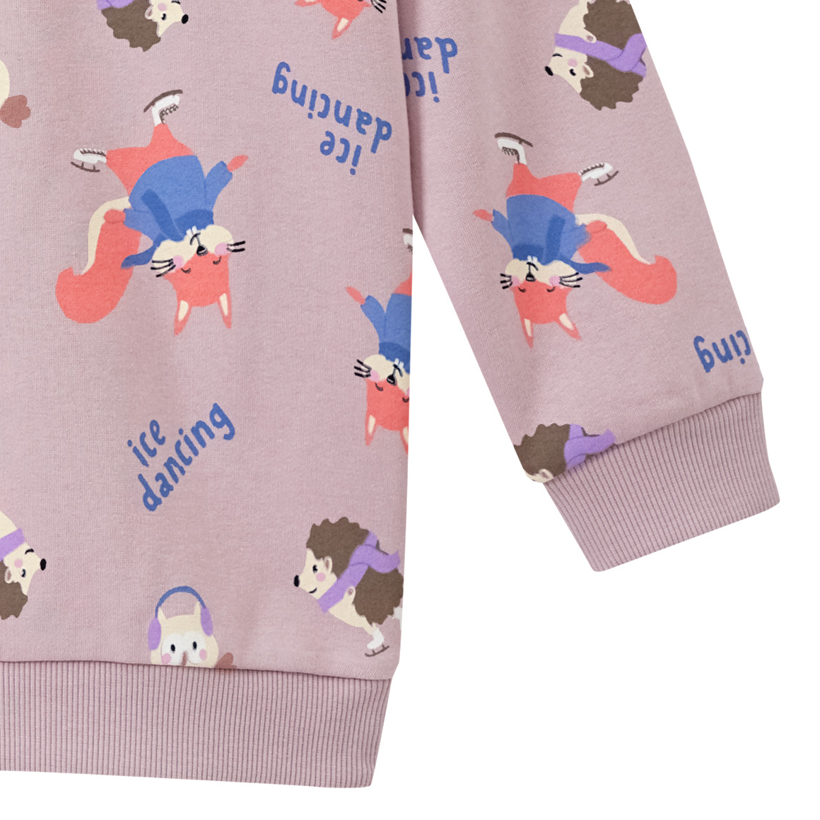 Topolino Mädchen Sweatshirt mit Allover-Print hellrosa