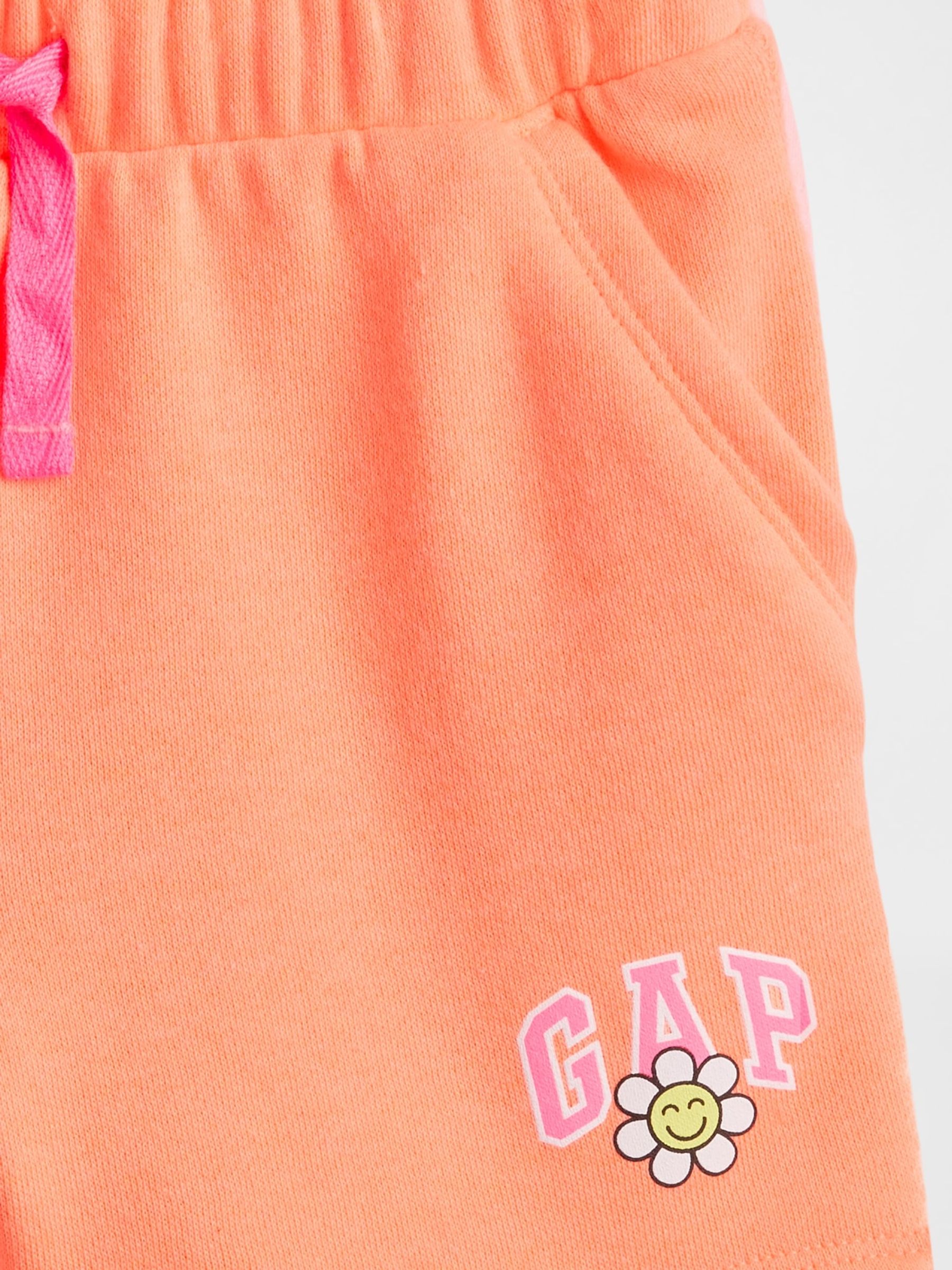 Gap logo shorts met elastische taille (6mnd -5jr)