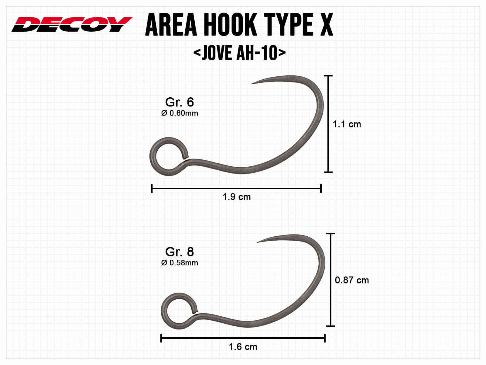 Area Hook Type X Jove AH-10 (DECOY)