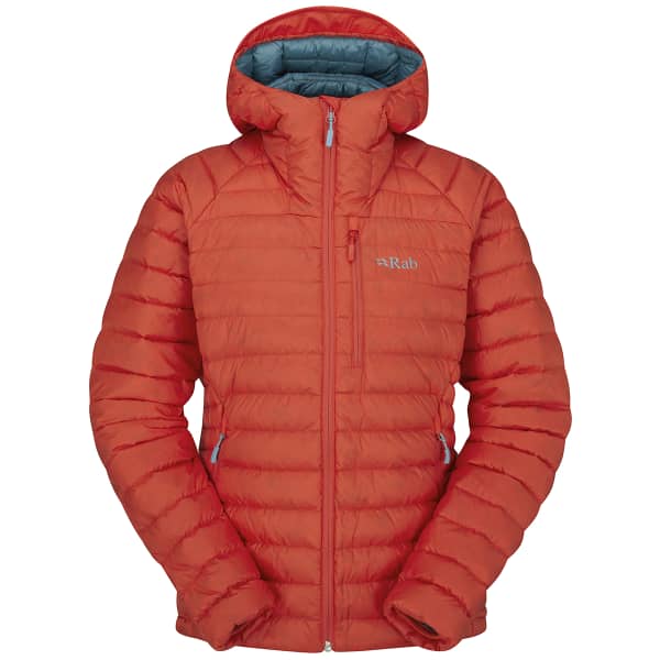 Doudoune randonnée RAB MICROLIGHT ALPINE JACKET W RED GRAPEFRUIT