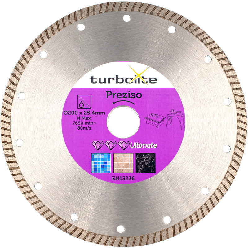 Turbolite Ultimate Preziso diamantschijf tegels 200x25,4x1,6mm