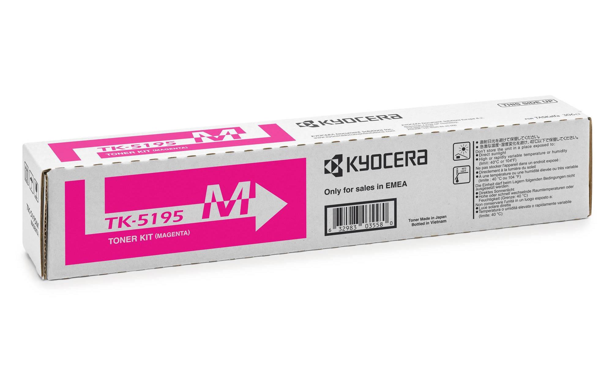 Toner TK-5195M Magenta<br>Toner, black