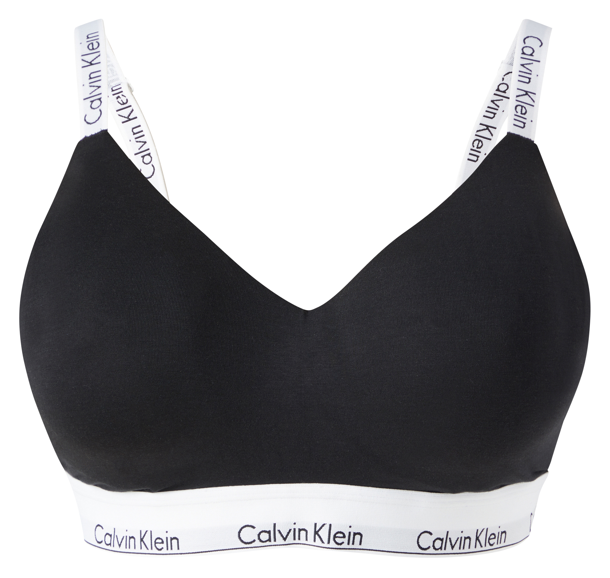 Brassière en coton mélangé | Noir