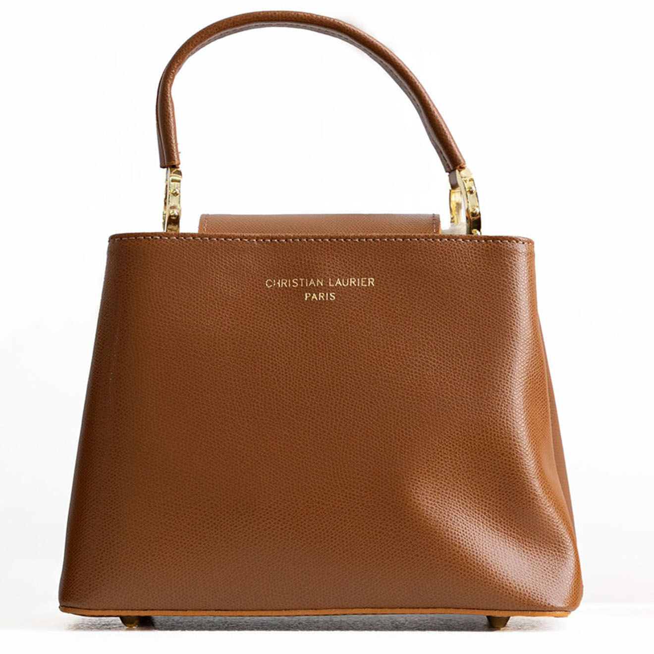 Christian Laurier Sac à main en Cuir Shauna camel - 24,5x29,5x12 cm